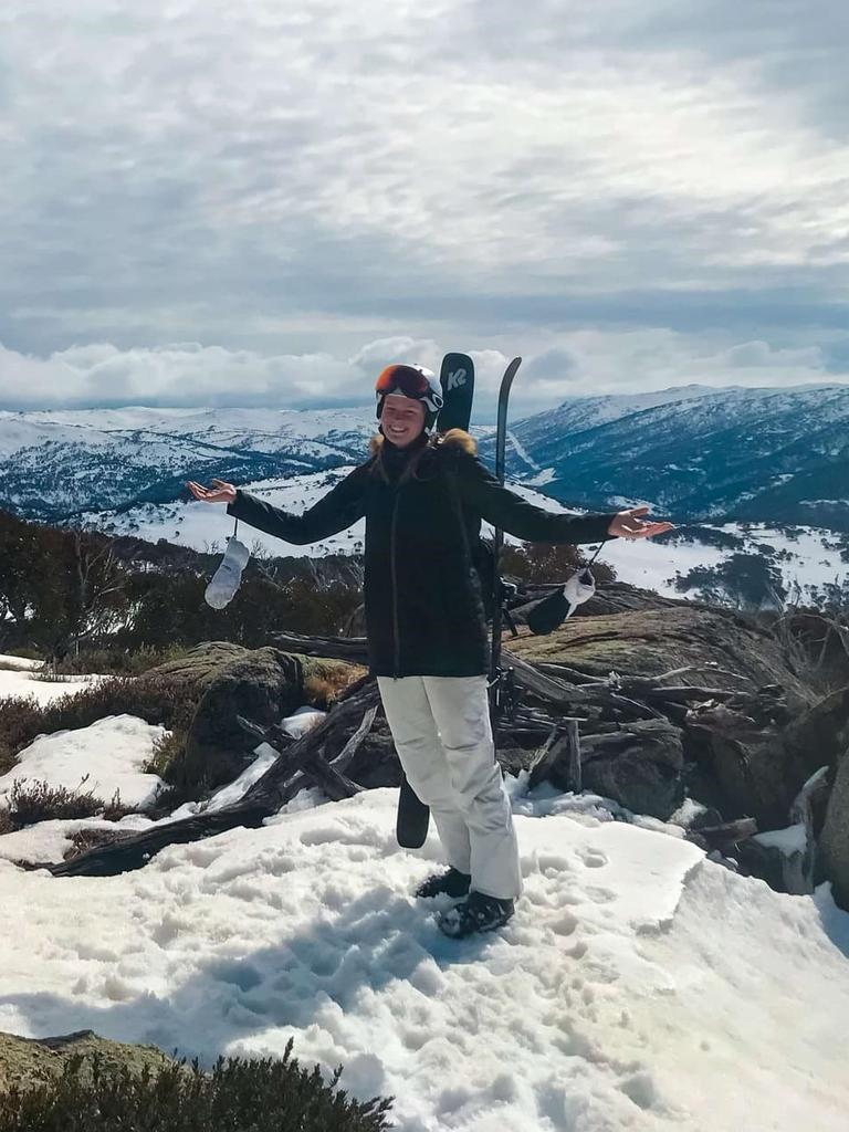 Jenna Goldney worked as a lifeguard and ski instructor before starting a Bachelor of Medical Science and Medicine at Monash University. Picture: Supplied