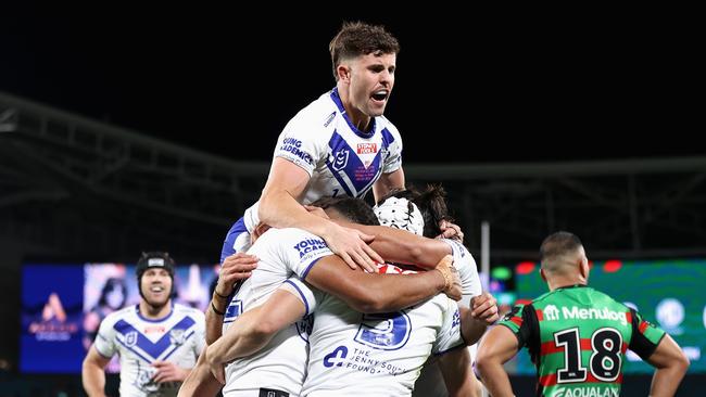 Former Titans star Toby Sexton has gone full circle to end up back at the Bulldogs, after playing his junior football there. Picture: Getty Images.