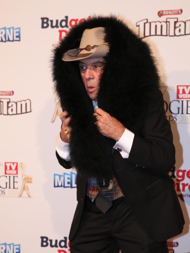 Molly Meldrum on the red carpet at the 2015 Logie Awards at Crown Casino in Melbourne. Picture: Tim Carrafa