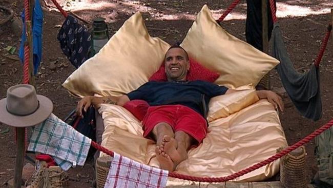 Anthony Mundine in I'm A Celebrity ... Get Me Out Of Here! Picture: Channel 10