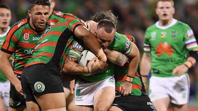 Josh Hodgson was just behind Papalii as MOTM. Picture: AAP Image/Dean Lewins