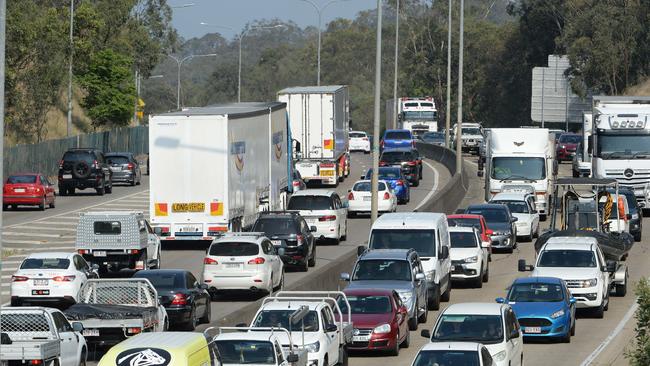 The LNP wants to spend $1 billion on southeast Queensland infrastructure to fix congestion. Picture: Lawrence Pinder