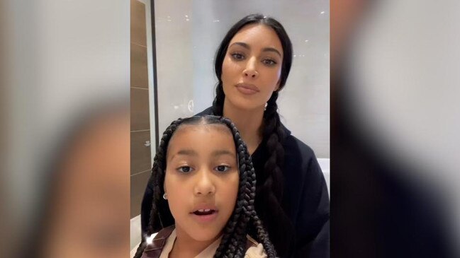 North West's TikTok account has caused issues between her parents.