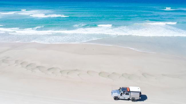 Explore Moreton Island National Park in your 4WD. Picture: Tourism and Events Queensland