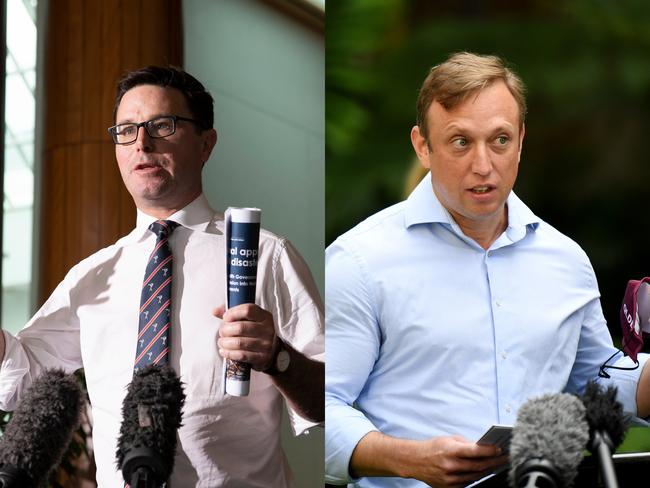 There has been a war of words between federal member for Maranoa David Littleproud and Queensland deputy premier Steven Miles.