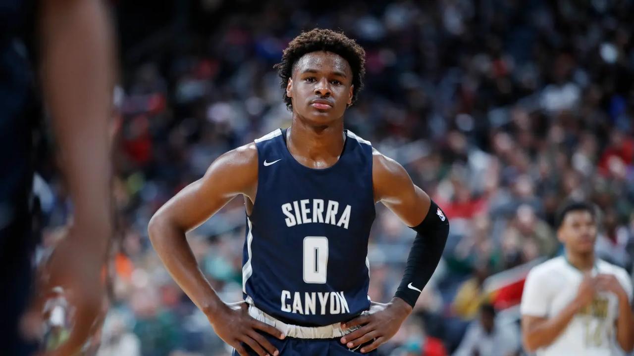 Bronny James playing for Sierra Canyon