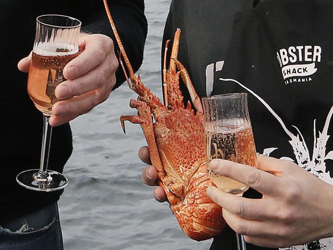 Festival chair David Reid and The Lobster Shack's Sara Hess are excited about Bicheno being on the cusp of selling out - there are very few tickets left for the Bicheno Food and Wine Festival this year.Picture: MATHEW FARRELL