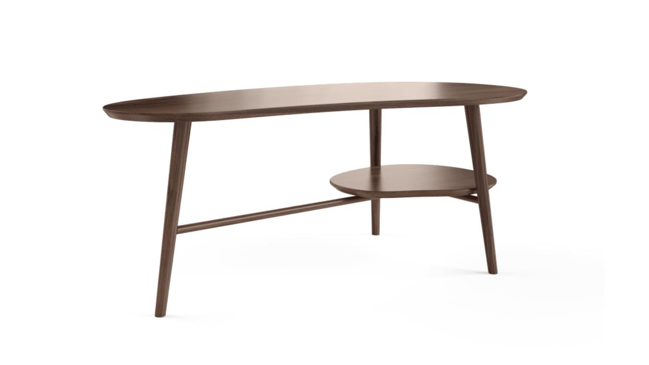 Olsen Coffee Table with Shelf. Image: Brosa Furniture.