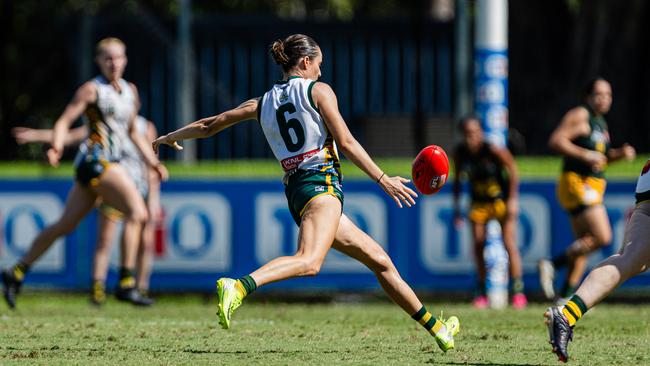 Eilish Grundon as St Mary's took on PINT in the 2024-25 NTFL women's semi-final. Picture: Pema Tamang Pakhrin