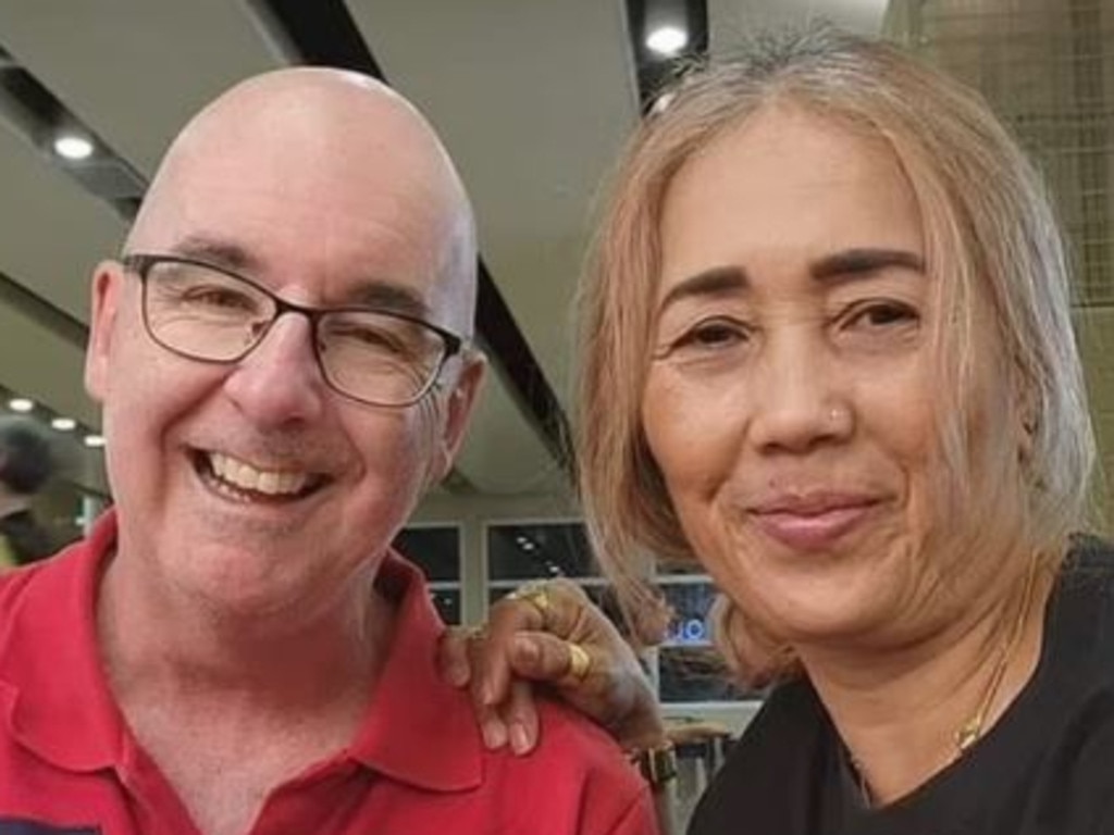 David James Fisk, 57, and his wife Lucita Barquin Cortez, 55, a Philippine-born Australian citizen. Picture: Supplied