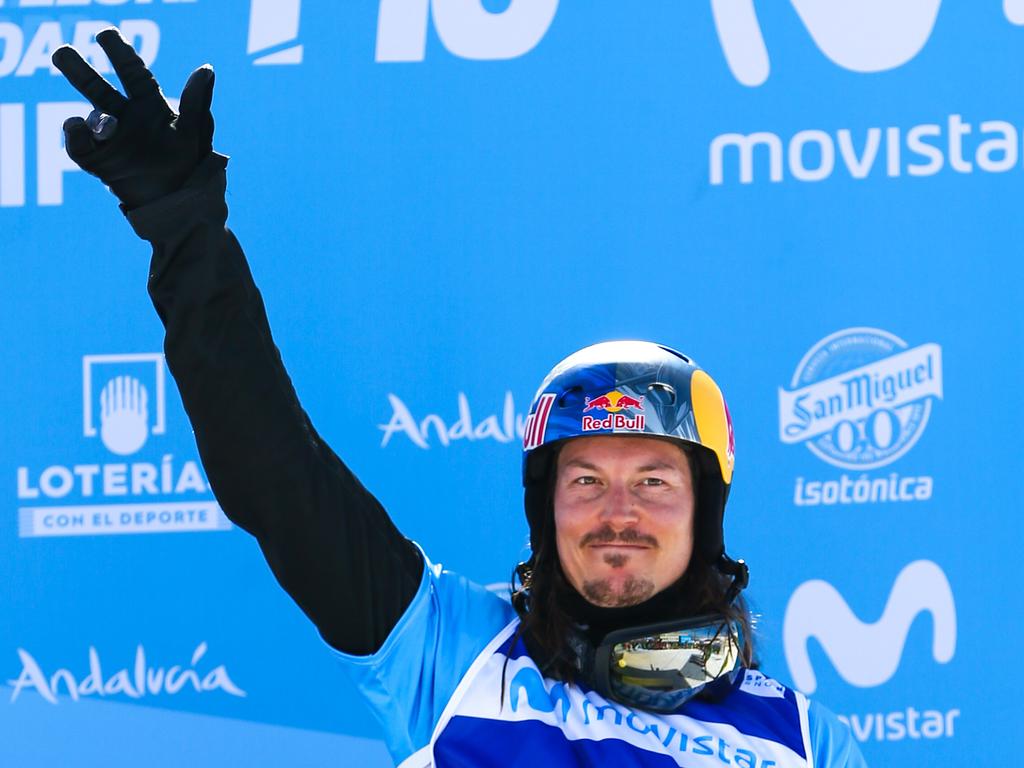 He won the bronze medal during the FIS Freestyle Ski and Snowboard World Championships Snowboardcross in Spain. Picture: Laurent Salino/Getty Images