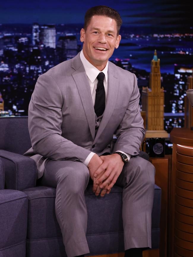 Actor John Cena enjoys his role as Peacemaker in the new TV series. Picture: Alex Hooks/NBC