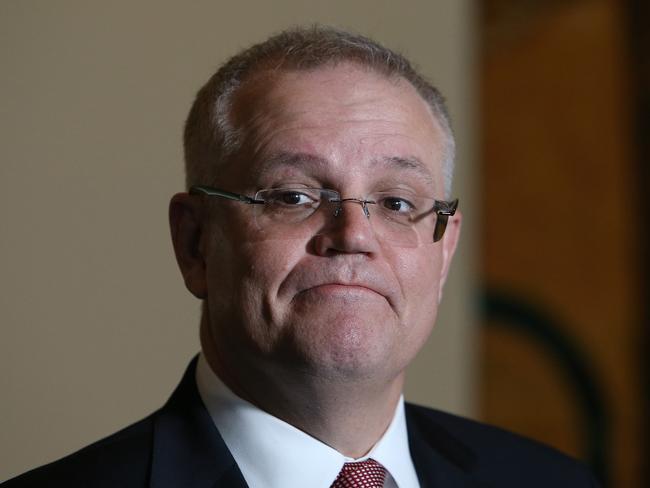 Treasurer Scott Morrison at Parliament House in Canberra. Picture: News Corp Australia