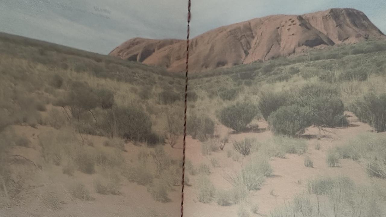 The new Australian passport features iconic landscapes, like Uluru, which transform under UV light. Picture: Kids News/Diana Jenkins