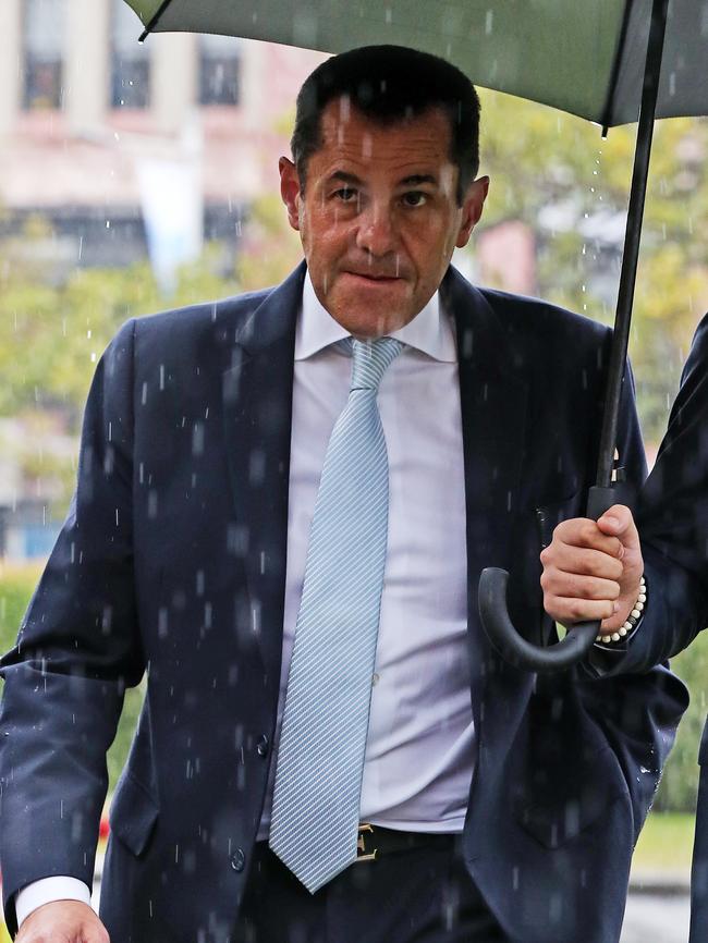 Mark Caleo has denied being in a car with the Crown’s key witness. Picture: Toby Zerna