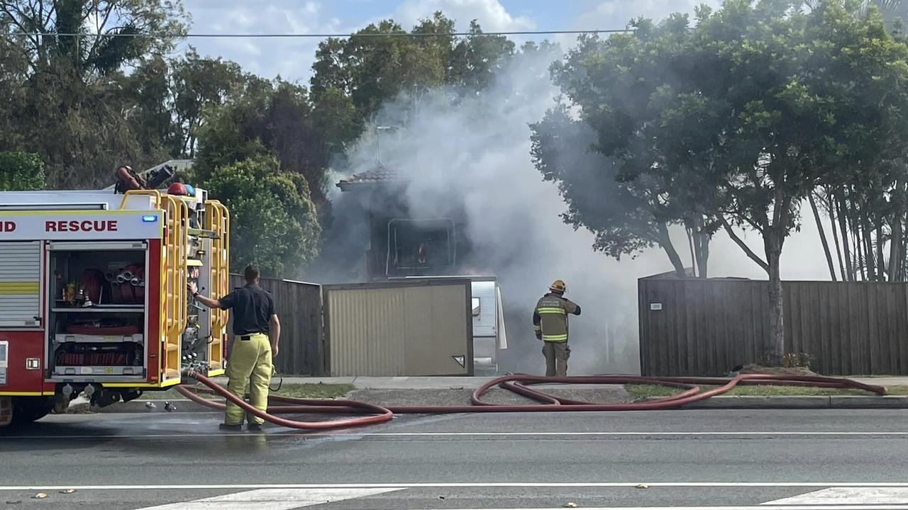 15m High Fire At Hemmant Business In Brisbane The Courier Mail