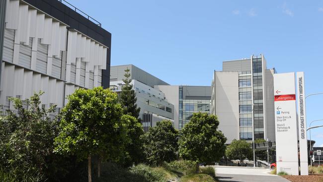 The patient is being treated at Gold Coast University Hospital. Picture: Glenn Hampson.