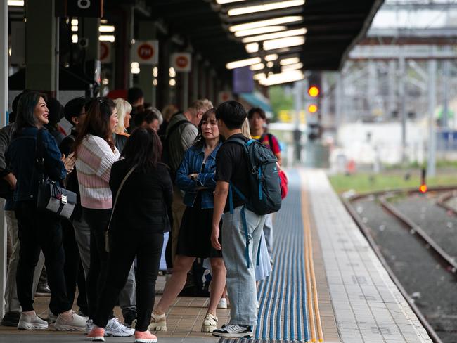 SYDNEY, AUSTRALIA : NewsWire Photos - DECEMBER 09 2024; A general view of Central station in Sydney as issues continue with the breakdown of negotiations between unions and the government on enterprise bargaining.In Sydney, cancellations were forecast on the T1 North Shore train line Western, T2 Leppington & Inner West, T3 Liverpool and Inner West and T8 Airport & South lines. Picture: NewsWire / Gaye Gerard