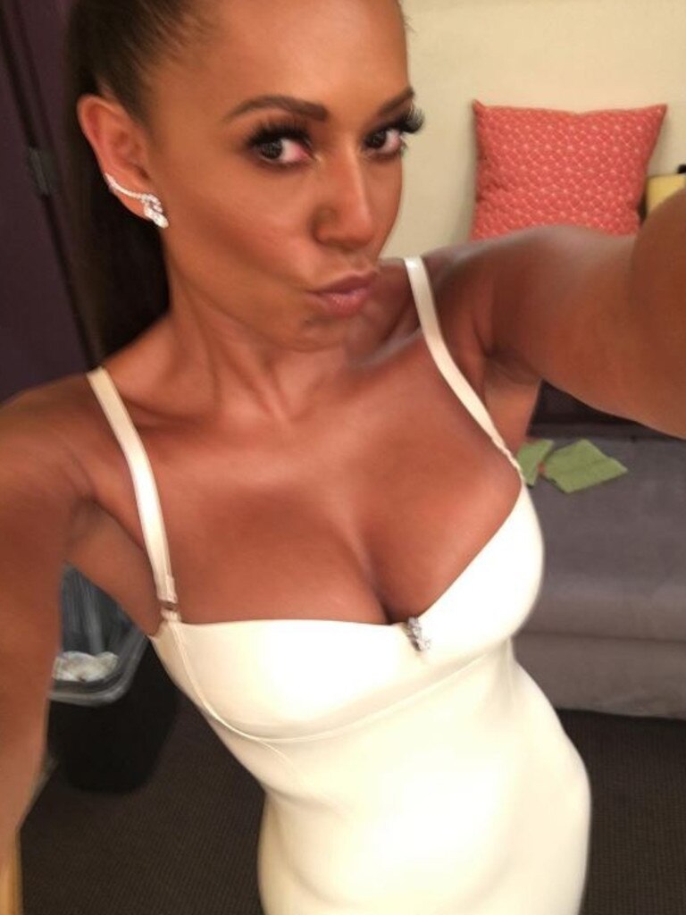 Mel B, "It's gonna be a hot show tonight on America's Got Talent #latex" Picture: Instagram