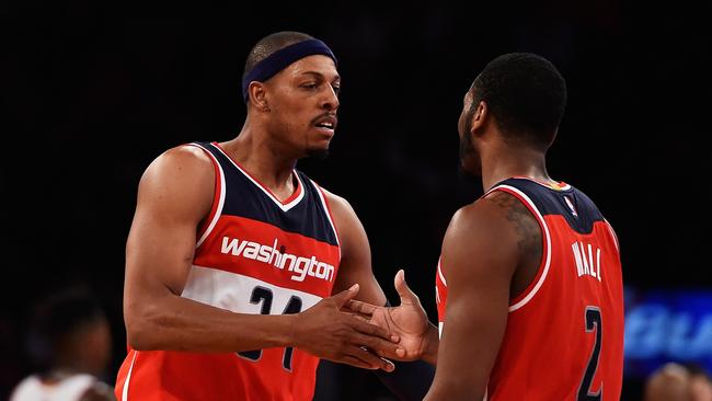 Veteran Paul Pierce had a big game for his new club.