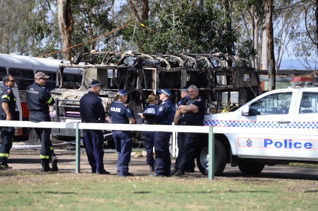 Crime scene at Atkinson Dam The Courier Mail