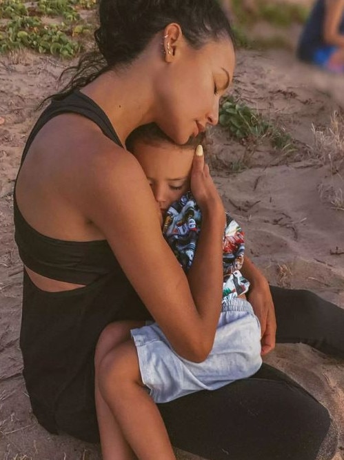 She was swimming with her son Josey, who was only 4 at the time.