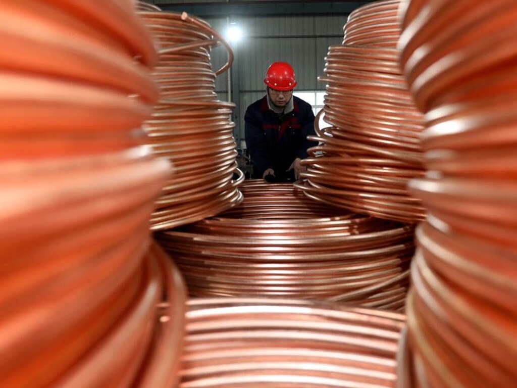 China ranks as the world’s largest consumer of copper. PHOTO: Yin Chao/Getty