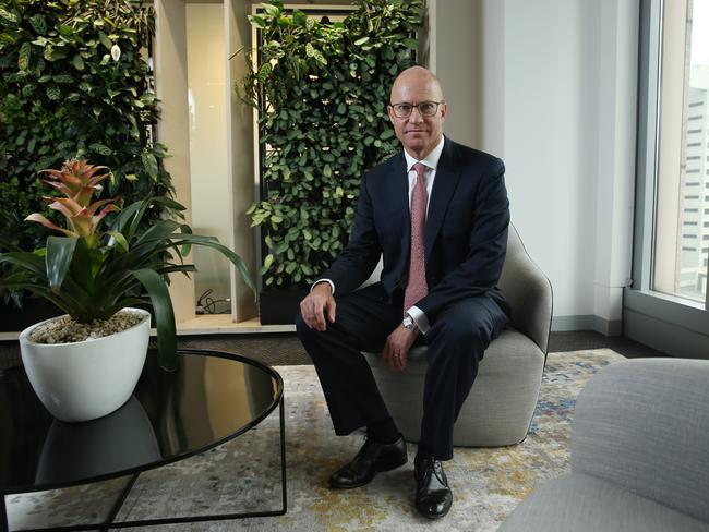 11/04/2019. Anthony Rose, Bank of Queensland Acting CEO , at their offices in Sydney ahead of announcing half year profit results. Britta Campion / The Australian