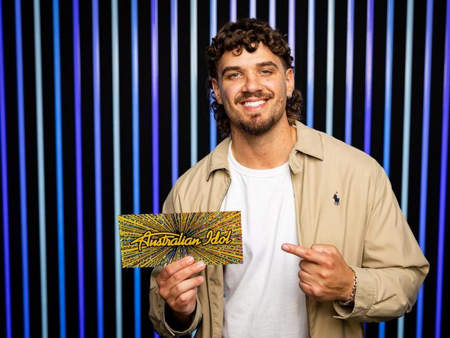 Clint Posselt from Mareeba has made it though Australian Idol auditions to become among the top 30 finalists after winning a golden ticket. Picture: Channel 7