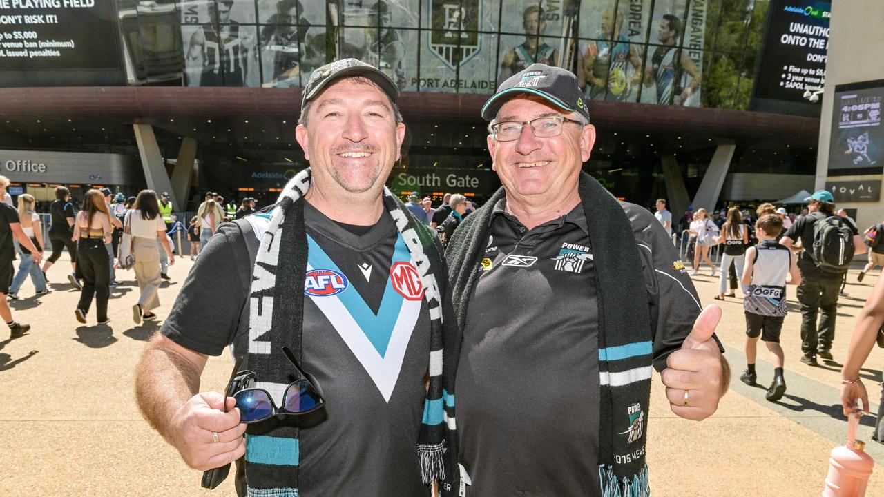 Port Adelaide fans at Adelaide Oval | The Advertiser