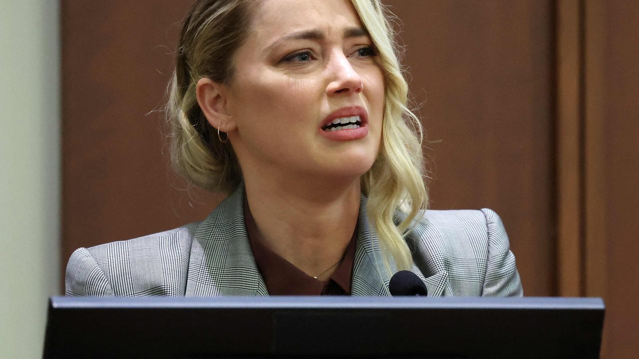 Amber Heard said she and her child had been threatened with death. (Photo by Michael REYNOLDS / POOL / AFP)