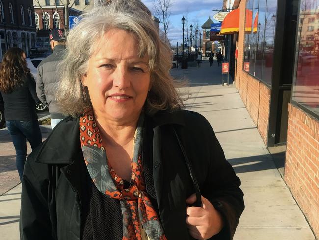 Joy Cadarette voted for Trump and supports his immigration decision, saying the country must err on the side of caution to protect Americans. Picture: AP/Kathleen Ronayne