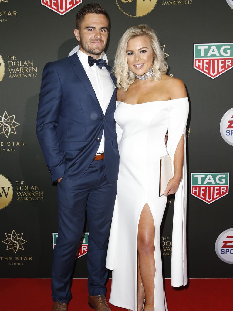 Red Carpet at the Dolan Warren Awards. Pictured is Josh Risdon and Ebony Tolcon.