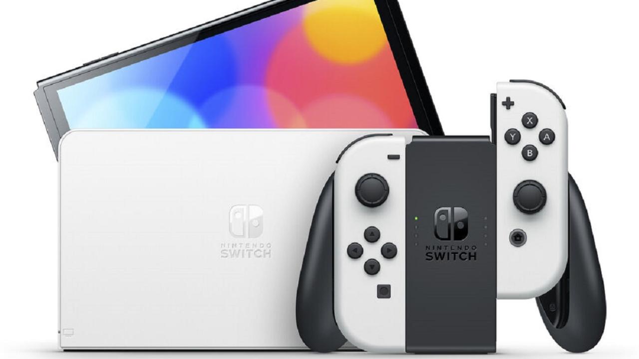 The enhanced OLED variant of the Nintendo Switch was the best selling model last quarter, selling more than the basic and Lite models combined. Picture: Nintendo