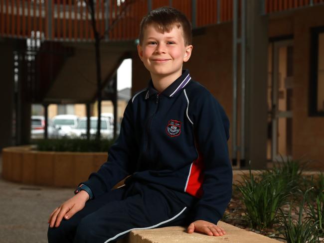 Reigning Prime Minister's Spelling Bee national champion in the Green category (Years 3-4) Samuel Wright, 9, hails from Providence Christian College in Perth. Picture: Philip Gostelow