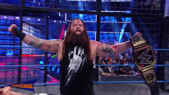 The prestigious list of the men’s Elimination Chamber winners includes the Heartbreak Kid Shawn Michaels, Triple H, John Cena, and the late great Bray Wyatt, who passed away in 2023. Picture: WWE