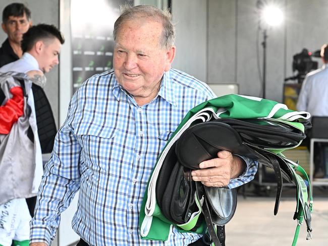 80-year-old trainer Barry Baldwin had his last runner at Ipswich races, November 29, 2023. Picture: Grant Peters/Trackside Photography