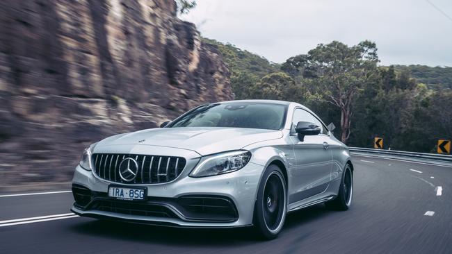 Mercedes-AMG C63 S Coupe V8 model.