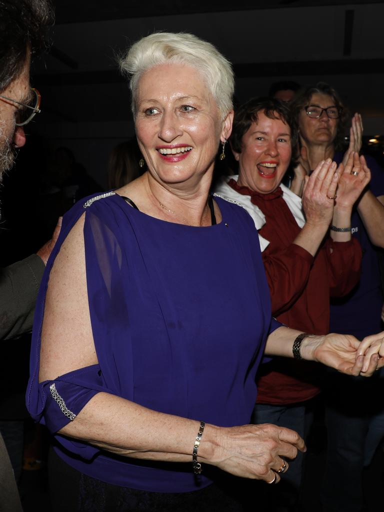 Kerryn Phelps was elected in the normally safe Liberal seat of Wentworth at the by-election last year after Malcolm Turnbull’s ousting. Picture: AAP