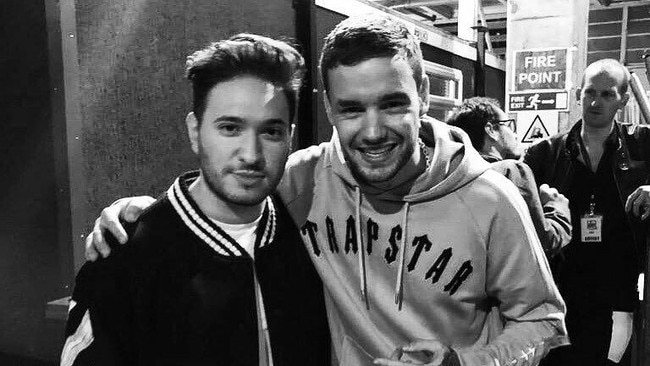 Payne, pictured with collaborator Jonas Blue, failed to achieve the success he had in the band as a solo artist. Picture: Supplied