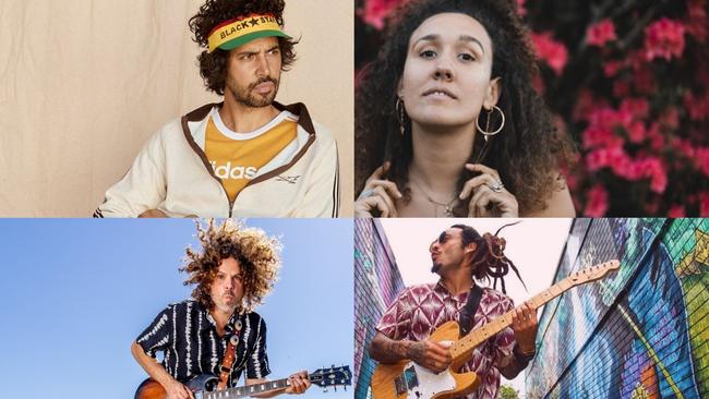 Some of the artists performing at Byron Music Festival in June, 2021.