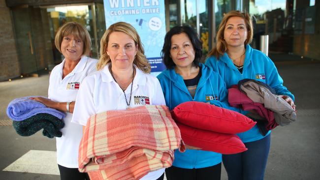 The club will be collecting items such as blankets, beanies and pillows all month. Picture: Phil Rogers