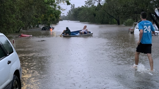 Lismore locals with their boating licence have been called on by officials to help in the evacuation operation. Picture: Stuart Cumming