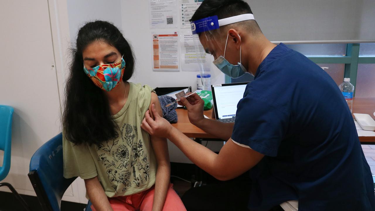 Only 19 per cent of those who were not yet vaccinated preferred to get the jab at a clinic. Fifty-five per cent wanted to go to their GP. Picture: Lisa Maree Williams/Getty Images