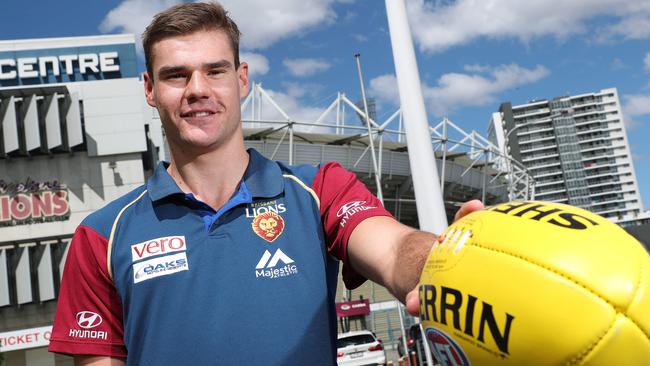 Jack Payne outside the Gabba. Picture: Liam Kidston.
