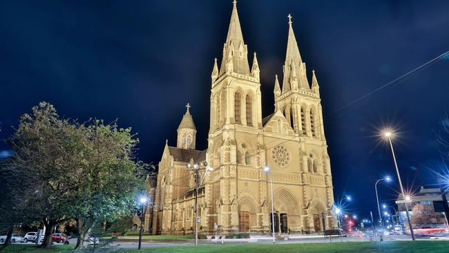 St Peter's Anglican Cathedral on King William Rd. AAP Image: Russell Millard