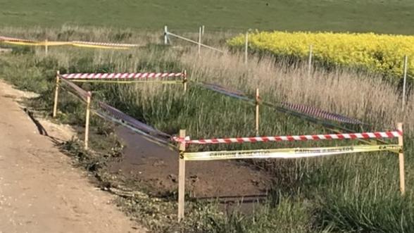 Possible asbestos dumping sites on Cooks Rd, Tourello near Clunes. Picture: Contributed