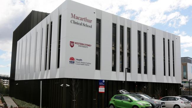 A new clinical school was opened at Campbelltown Hospital this year. Picture: Ian Svegovic