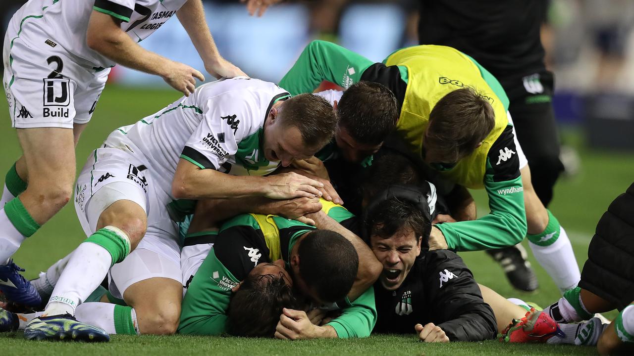 It was an unbelievable ending in Melbourne. (Photo by Graham Denholm/Getty Images)