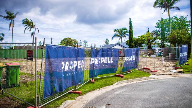 Propell Property managing director Michael Pell and wife Karen have bought 6, 7, &amp; 9 Milan Court in Surfers Paradise for a new 30 home development amid massive demand in the suburb. Picture: Nigel Hallett